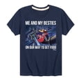 thumbnail image 1 of Disney - Darkwing Duck - Me & My Bestie Getting Food - Toddler & Youth Short Sleeve Graphic T-Shirt, 1 of 5