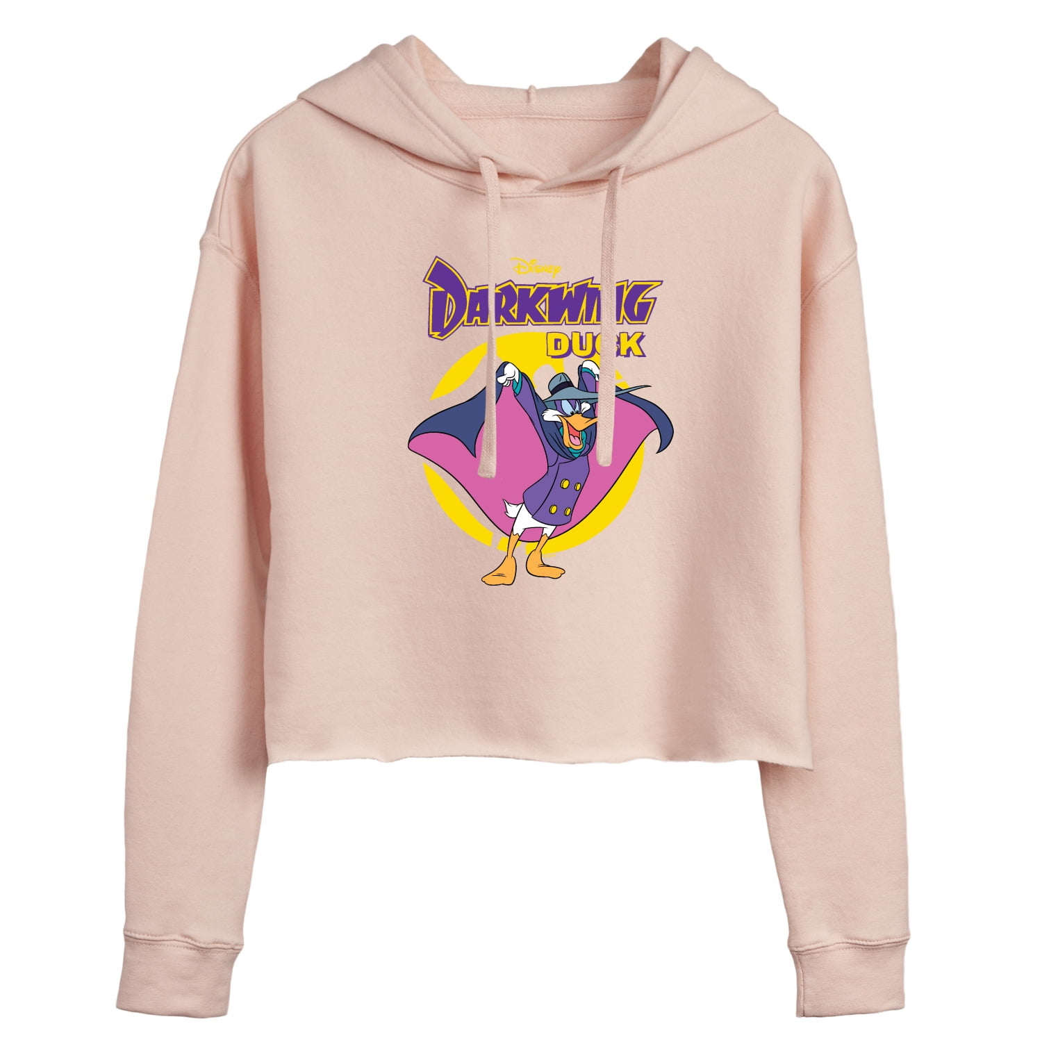 Disney Darkwing Duck Original Logo Juniors Cropped Pullover