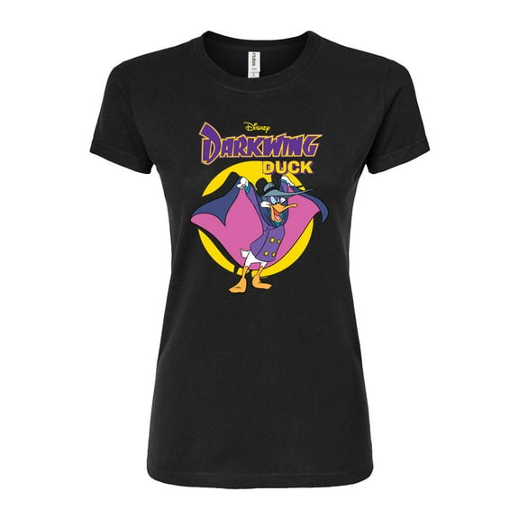 Disney - Darkwing Duck - Original Logo - Juniors Fitted Graphic T-Shirt