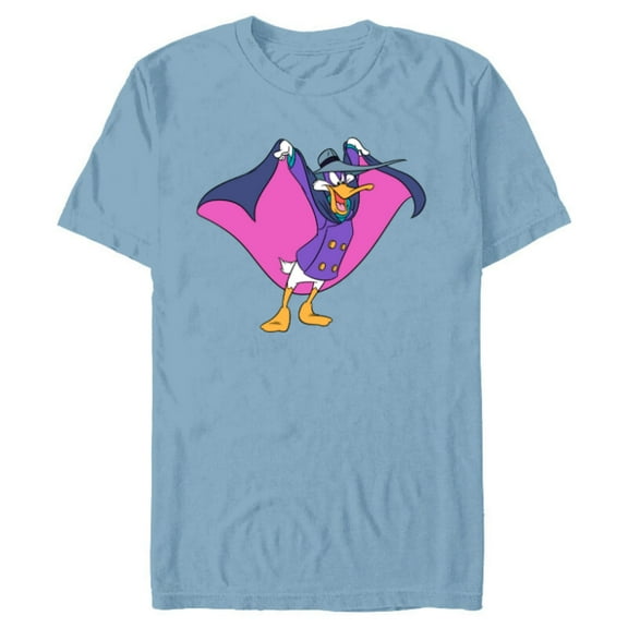 Disney Darkwing Duck - Short Sleeve Blended T-Shirt for Adults -Customized-Ocean Blue