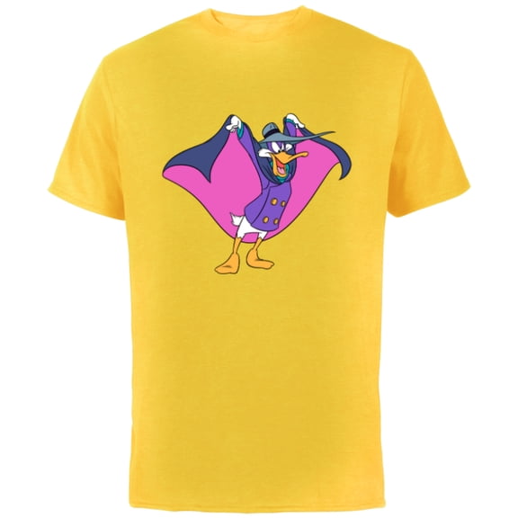 Disney Darkwing Duck - Short Sleeve Cotton T-Shirt for Adults -Customized-Yellow
