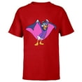 thumbnail image 1 of Disney Darkwing Duck - Short Sleeve T-Shirt for Kids -Customized-Red, 1 of 5