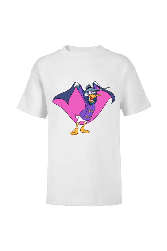 Darkwing Duck - Short Sleeve T-Shirt for Kids -Customized-White