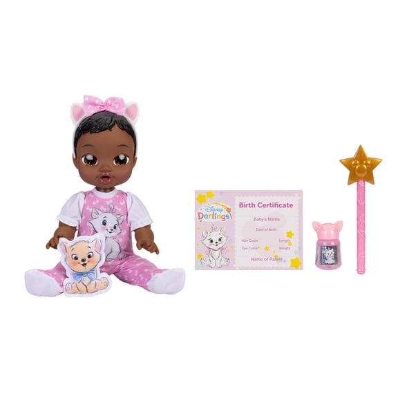 Disney Darlings Deluxe Marie Feature Baby Doll for Child Ages 2+