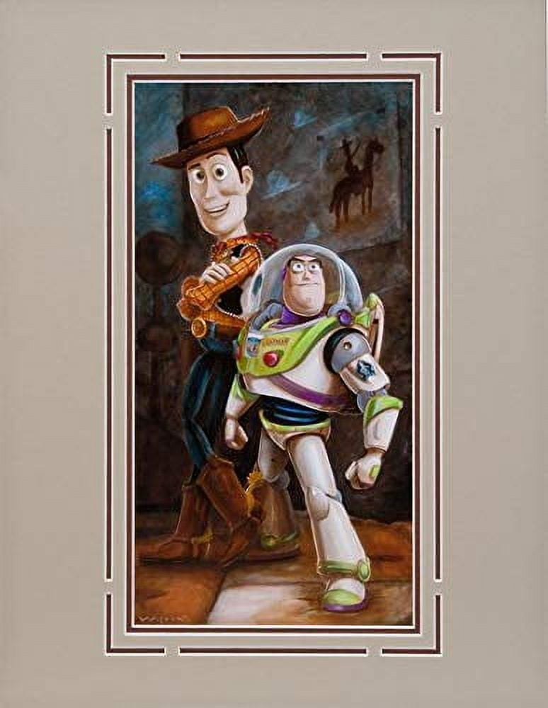 Woody and buzz store painting