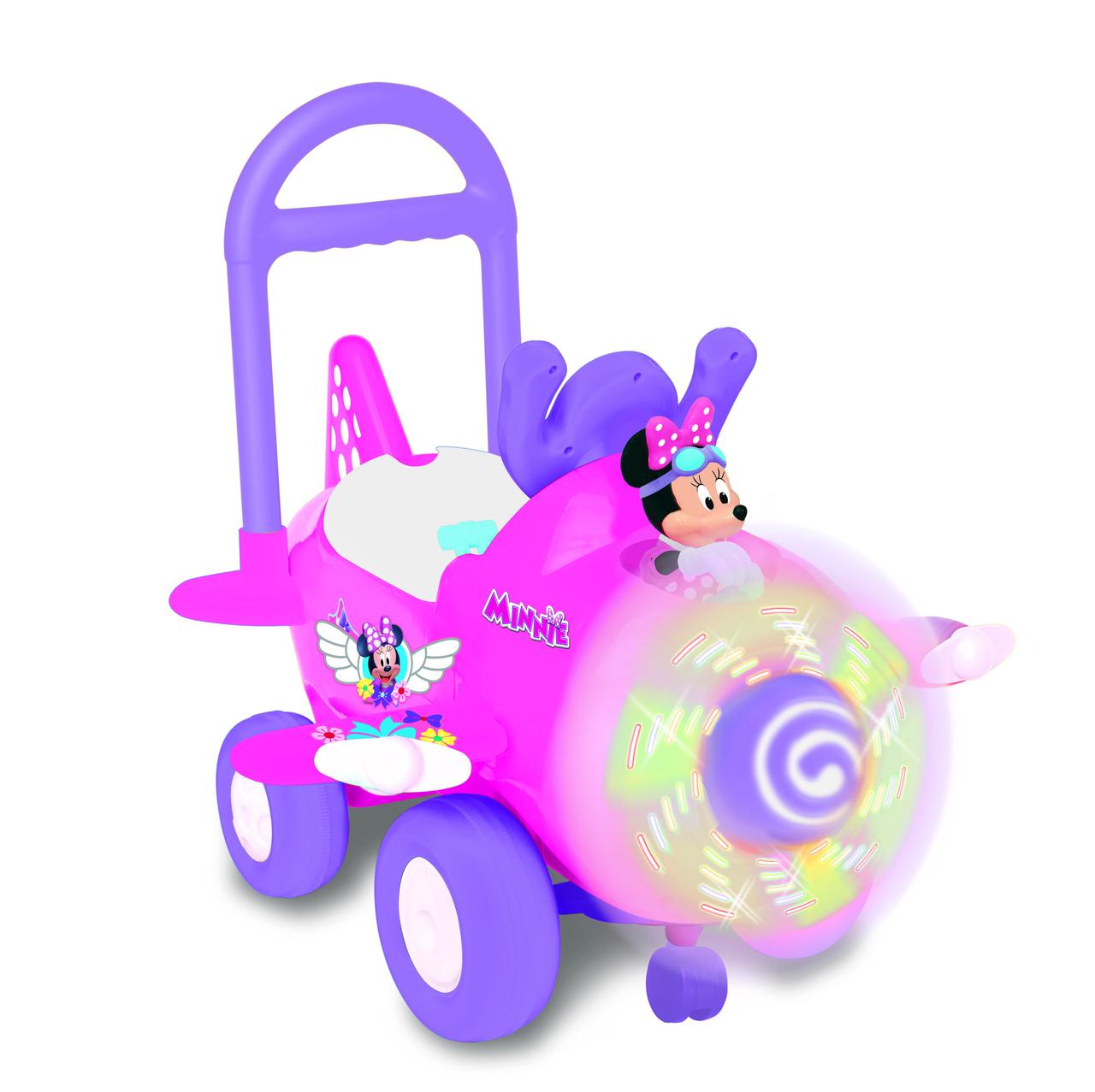 Disney Deluxe Minnie Mouse Plane Activity Ride-on with Lights and Sounds - image 1 of 8