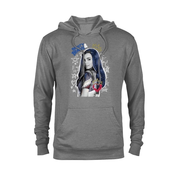Disney Descendants 2 Evie Collage - Pullover Hoodie for Adults -Customized-Graphite Heather