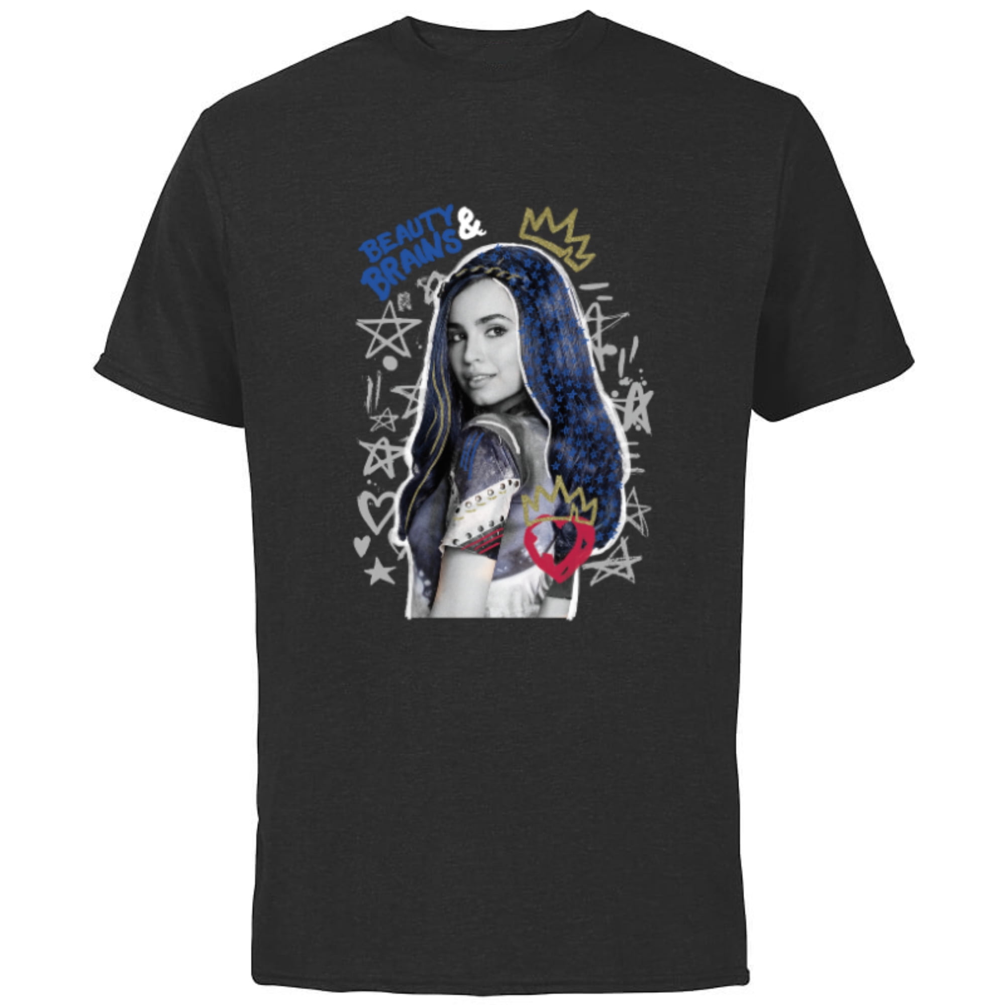 Disney Descendants ディセンダント2 イヴィ　Tシャツ　XL Disney Descendants 2 Evie Collage - Short Sleeve Cotton T-Shirt