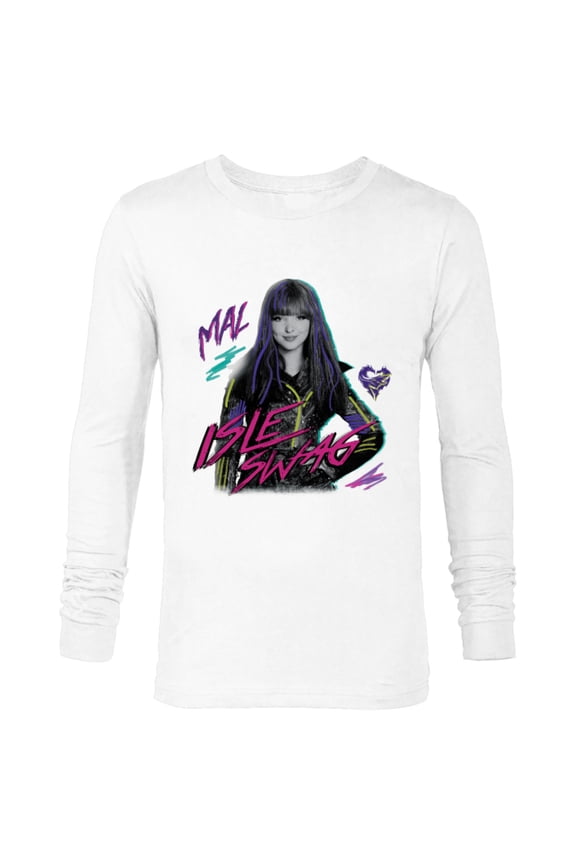 Descendants 2 Mal Isle Swag - Long Sleeve T-Shirt for Men -Customized-White