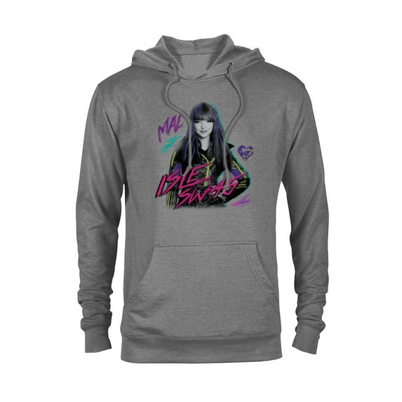 Disney Descendants 2 Mal Isle Swag - Pullover Hoodie for Adults -Customized-Graphite Heather
