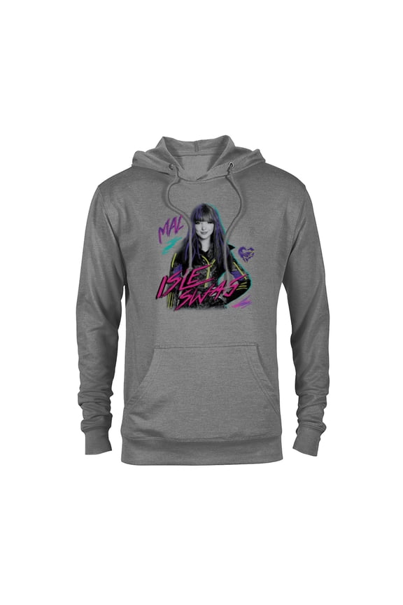Descendants 2 Mal Isle Swag - Pullover Hoodie for Adults -Customized-Graphite Heather