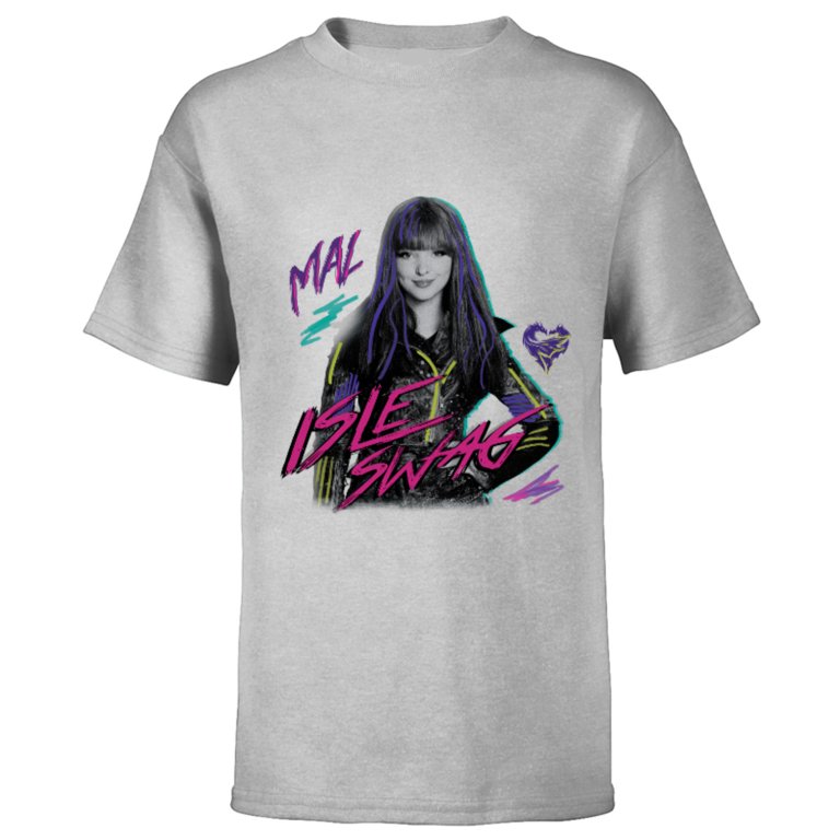 Disney Descendants Mal Isle Swag Short Sleeve T-Shirt for Kids