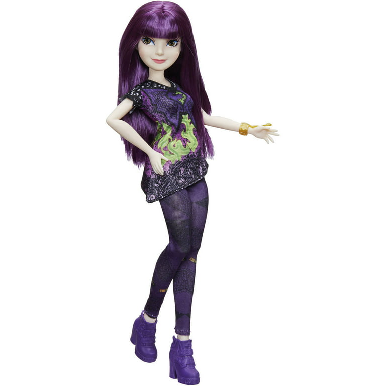  Disney Descendants Mal Doll,Inspired by Disney's Descendants 3,  Fashion Doll for Girls : Toys & Games