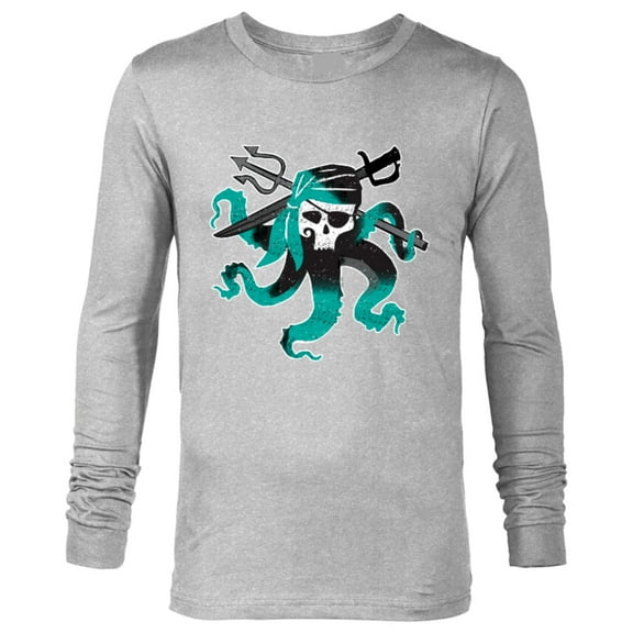 Disney Descendants 2 Uma Pirate Octopus - Long Sleeve T-Shirt for Men -Customized-Athletic Heather