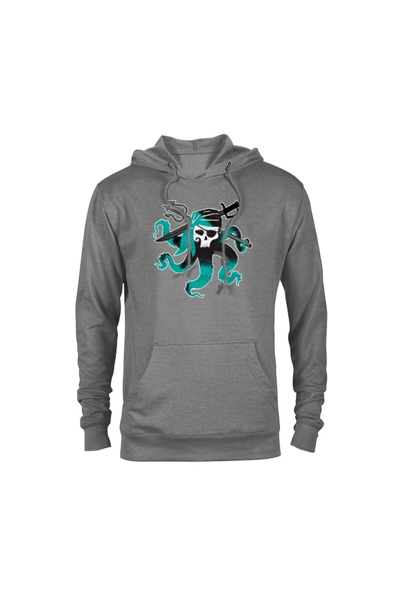 Descendants 2 Uma Pirate Octopus - Pullover Hoodie for Adults -Customized-Graphite Heather
