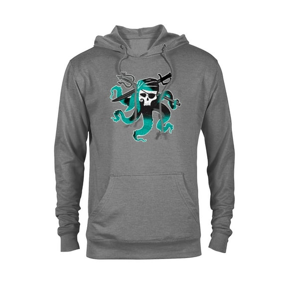 Disney Descendants 2 Uma Pirate Octopus - Pullover Hoodie for Adults -Customized-Graphite Heather