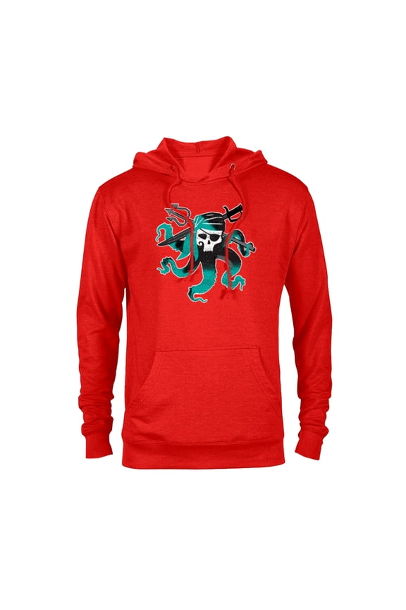 Descendants 2 Uma Pirate Octopus - Pullover Hoodie for Adults -Customized-Red Heather