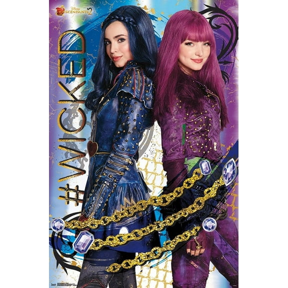 Disney Descendants 2 - Wicked Wall Poster, 22.375" x 34"