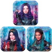 Disney Descendants 3 Assorted Square Paper Plates - 7" | Multicolor | Pack of 8