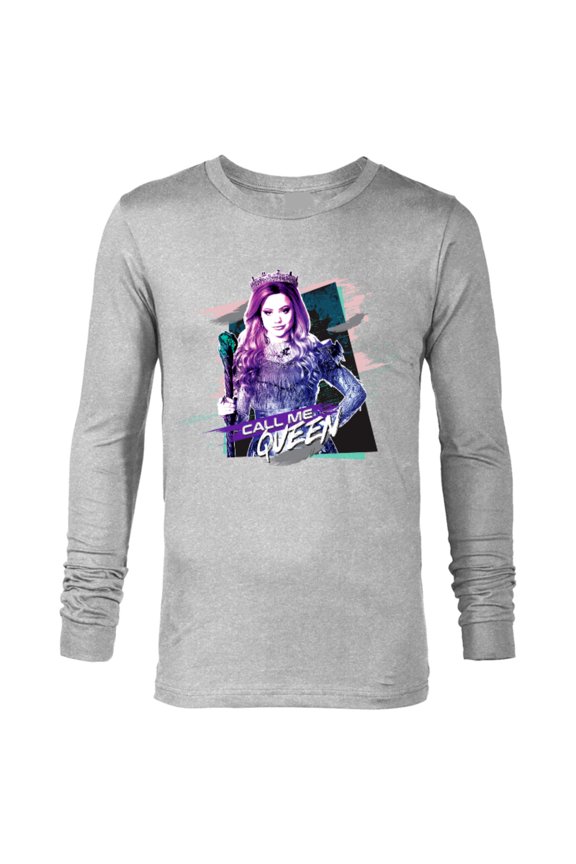 Descendants 3 Audrey Call Me Queen - Long Sleeve T-Shirt for Men -Customized-Athletic Heather