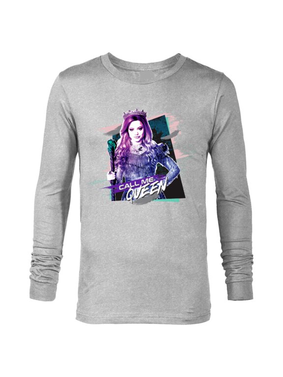 Descendants 3 Audrey Call Me Queen - Long Sleeve T-Shirt for Men -Customized-Athletic Heather