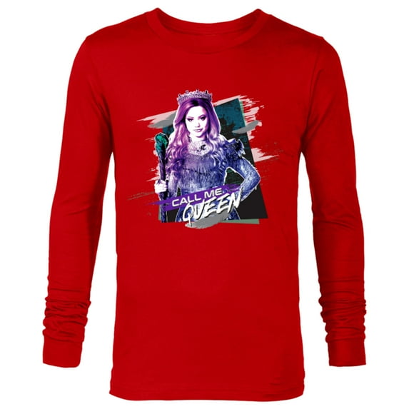 Disney Descendants 3 Audrey Call Me Queen - Long Sleeve T-Shirt for Men -Customized-New Red