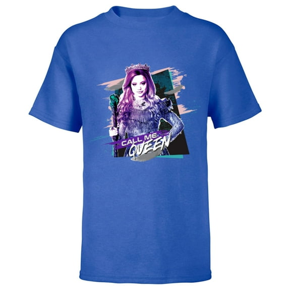 Disney Descendants 3 Audrey Call Me Queen - Short Sleeve T-Shirt for Kids -Customized-Royal