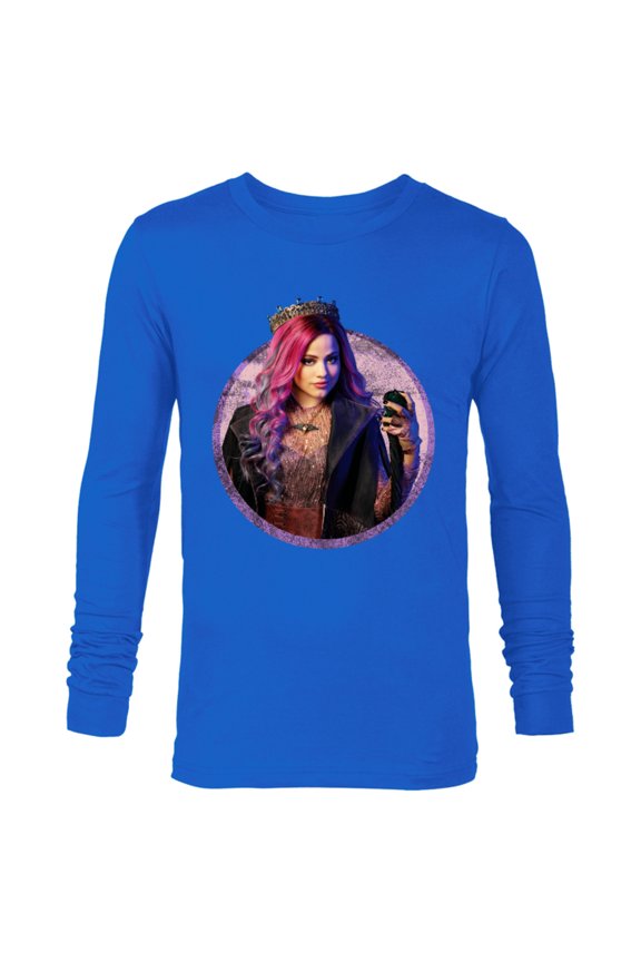 Descendants 3 Audrey - Long Sleeve T-Shirt for Men -Customized-Royal