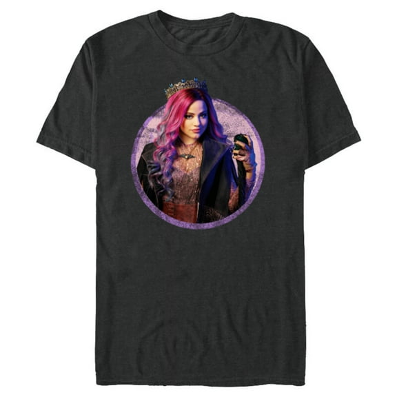 Disney Descendants 3 Audrey - Short Sleeve Blended T-Shirt for Adults -Customized-Dark Heather