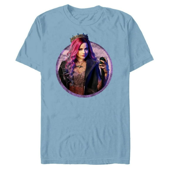 Disney Descendants 3 Audrey - Short Sleeve Blended T-Shirt for Adults -Customized-Ocean Blue