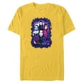 thumbnail image 1 of Disney Descendants 3 Carlos, Jay, Mal, and Evie - Short Sleeve Blended T-Shirt for Adults -Customized-Yellow, 1 of 5