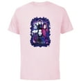 thumbnail image 1 of Disney Descendants 3 Carlos, Jay, Mal, and Evie - Short Sleeve Cotton T-Shirt for Adults -Customized-Soft Pink, 1 of 5