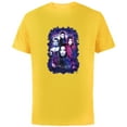 thumbnail image 1 of Disney Descendants 3 Carlos, Jay, Mal, and Evie - Short Sleeve Cotton T-Shirt for Adults -Customized-Yellow, 1 of 5
