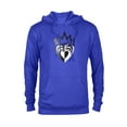 thumbnail image 1 of Disney Descendants 3 Evie Heart Crown - Pullover Hoodie for Adults -Customized-Royal Heather, 1 of 5