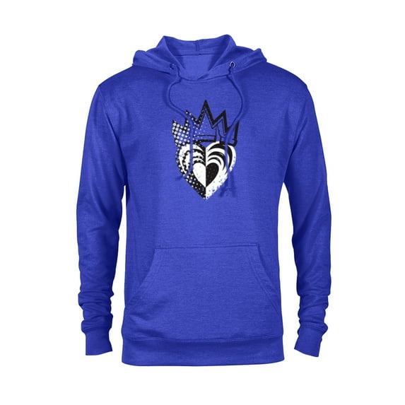Disney Descendants 3 Evie Heart Crown - Pullover Hoodie for Adults -Customized-Royal Heather