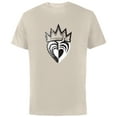 thumbnail image 1 of Disney Descendants 3 Evie Heart Crown - Short Sleeve Cotton T-Shirt for Adults -Customized-Natural, 1 of 5