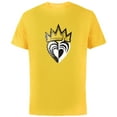 thumbnail image 1 of Disney Descendants 3 Evie Heart Crown - Short Sleeve Cotton T-Shirt for Adults -Customized-Yellow, 1 of 5