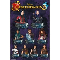 Disney Descendants 3 - Grid Wall Poster, 22.375" x 34"
