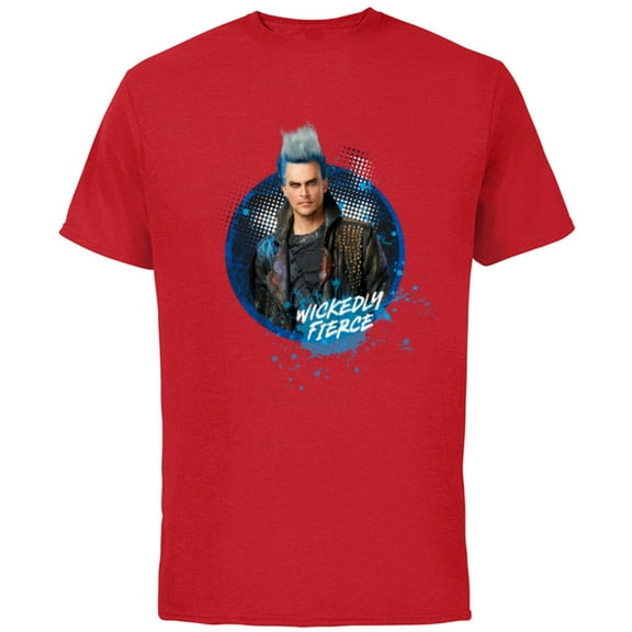 Disney Descendants 3 Hades Wickedly Fierce - Short Sleeve Cotton T-Shirt for Adults -Customized-Red