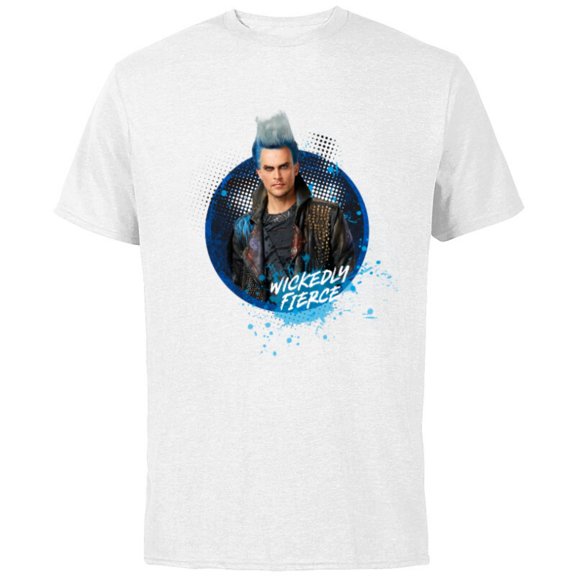 Disney Descendants 3 Hades Wickedly Fierce - Short Sleeve Cotton T-Shirt for Adults -Customized-White