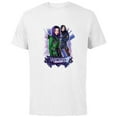 thumbnail image 1 of Disney Descendants 3 Mal and Evie Wicked Friends - Short Sleeve Cotton T-Shirt for Adults -Customized-White, 1 of 5