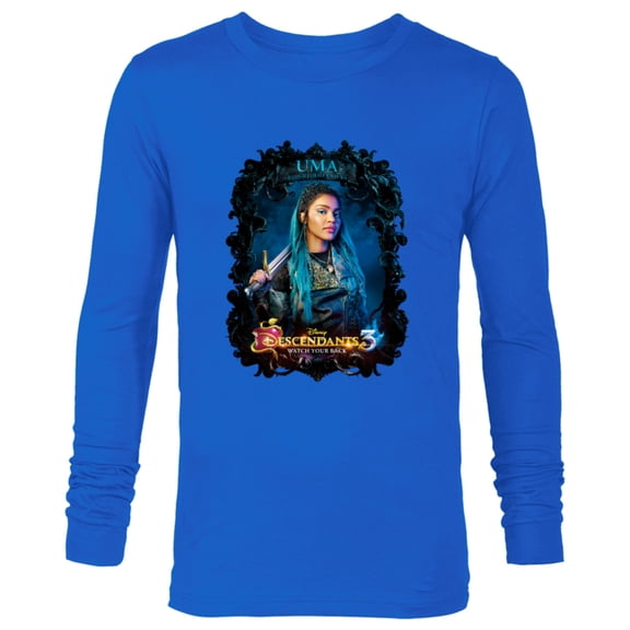 Disney Descendants 3 Uma Watch Your Back - Long Sleeve T-Shirt for Men -Customized-Royal