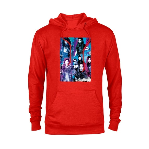 Disney Descendants 3 VK Kids - Pullover Hoodie for Adults -Customized-Red Heather