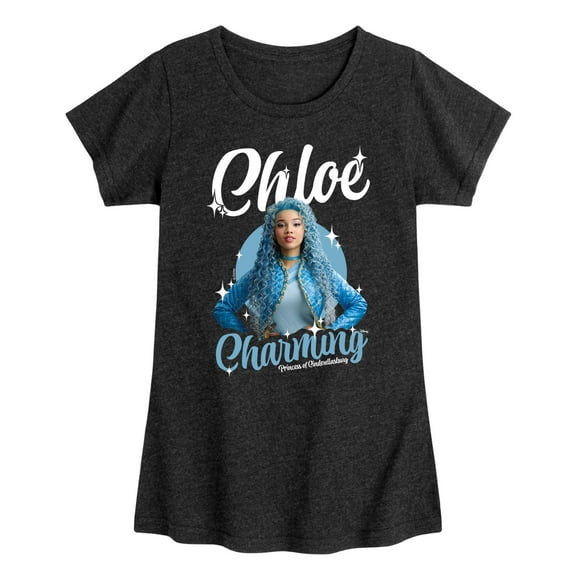 Disney - Descendants 4 - Chloe Princess - Youth Girls Fitted Short Sleeve Graphic T-Shirt