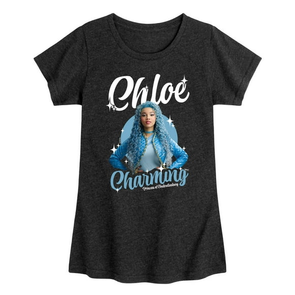 Disney - Descendants 4 - Chloe Princess - Youth Girls Fitted Short Sleeve Graphic T-Shirt