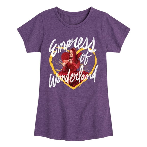 Disney - Descendants 4 - Empress Of Wonderland - Youth Girls Fitted Short Sleeve Graphic T-Shirt