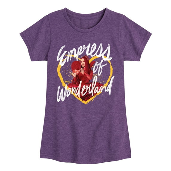 Disney - Descendants 4 - Empress Of Wonderland - Youth Girls Fitted Short Sleeve Graphic T-Shirt