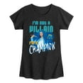 thumbnail image 1 of Disney - Descendants 4 - Not A Villain Champion - Youth Girls Fitted Short Sleeve Graphic T-Shirt, 1 of 5