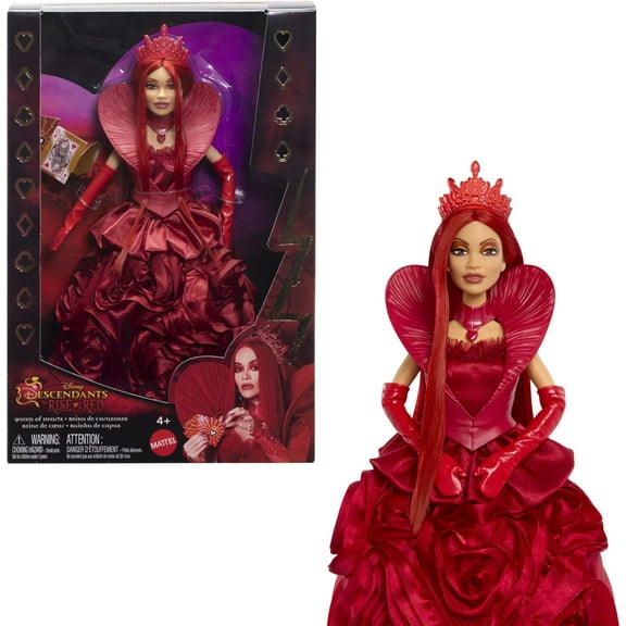 Disney Descendants 4: The Rise of Red Queen of Hearts Fashion Doll (Royal Gown)
