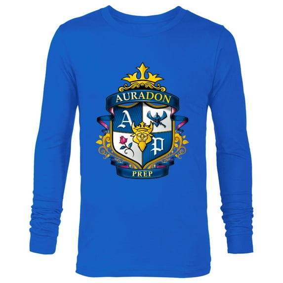 Disney Descendants Auradon Prep Crest - Long Sleeve T-Shirt for Men -Customized-Royal